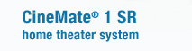 CineMate 1 SR home theater system