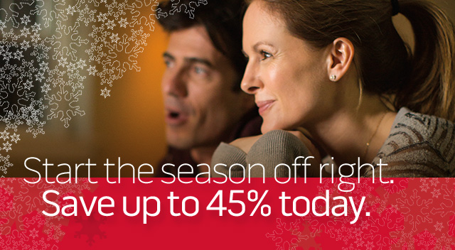 Start the season off right. Save up to 45% today
