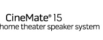 NEW CineMate 15 home theater speaker system