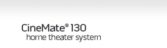 NEW CineMate 130 home theater system