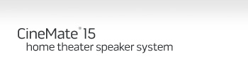 NEW CineMate 15 home theater speaker system