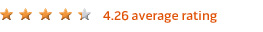 4.26 average rating