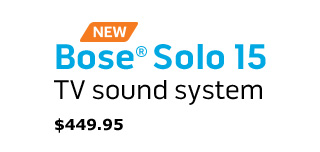 NEW Bose Solo 15 TV sound system. $449.95