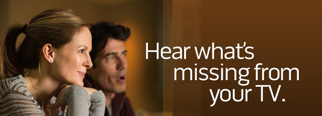 Hear what's missing from your TV