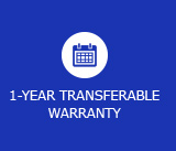 1-year transferable warranty