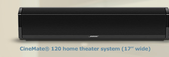 VIEW DETAILS about the CineMate 120 home theater system