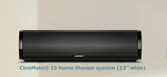 VIEW DETAILS about the CineMate 15 home theater system