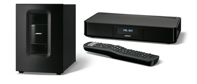 Each system comes with a wireless Acoustimass module, control console with 4 HDMI inputs and universal remote