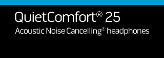 VIEW DETAILS about the QuietComfort 25 Acoustic Noise Cancelling headphones
