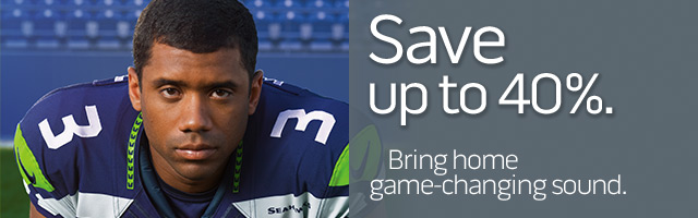 Save up to 40%. Bring home game-changing sound