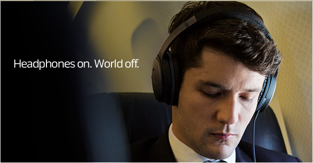 Headphones on. World off