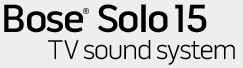 VIEW DETAILS about the Bose Solo 15 TV sound system