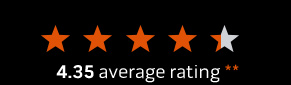 4.35 average rating**