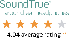 SoundTrue around-ear headphones 4.04 average rating**